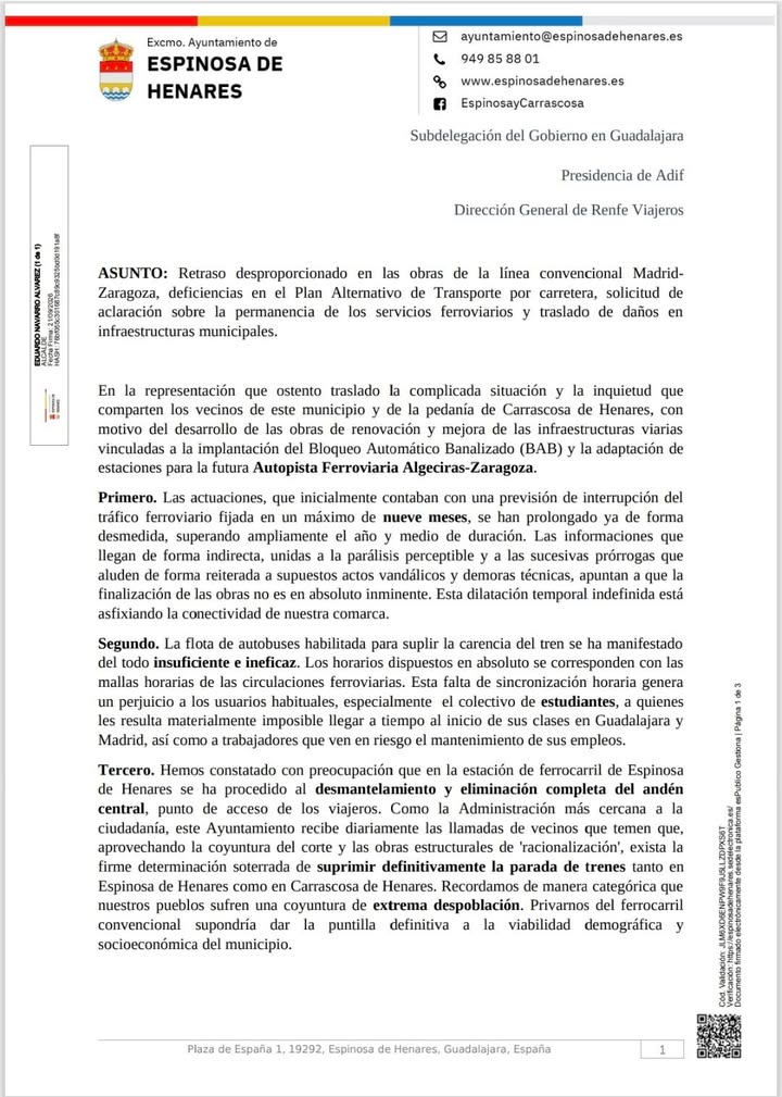 Ayuntamiento de Espinosa de Henares
